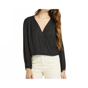 NEW GENTLE FAWN aria v neck blouse in black